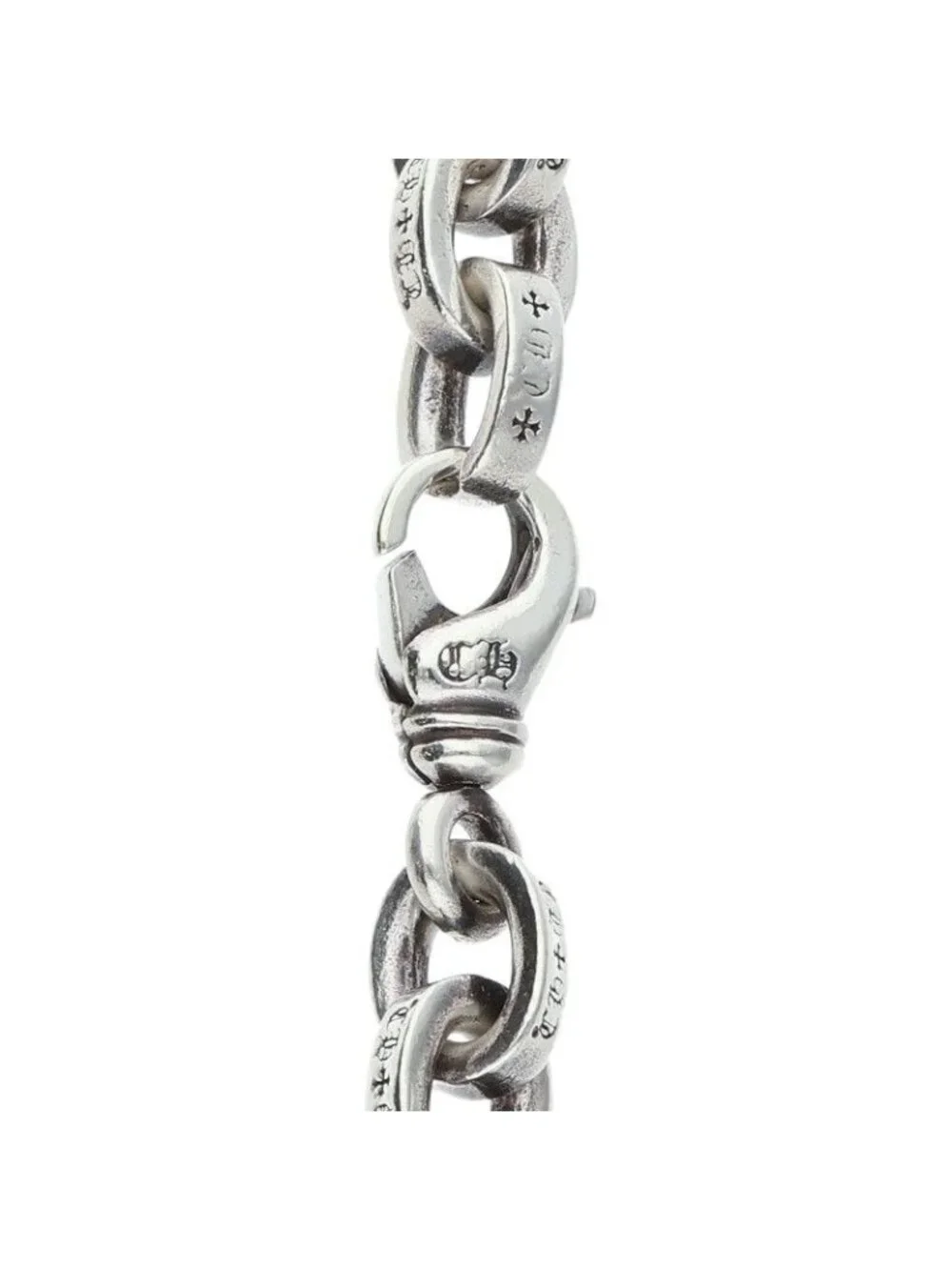 Chrome Hearts Large Paper Chn Chain Silver Bracelet